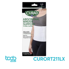 Faja Abdominal Curad Post-Operatoria – 3 Paneles – L/XL (46–62