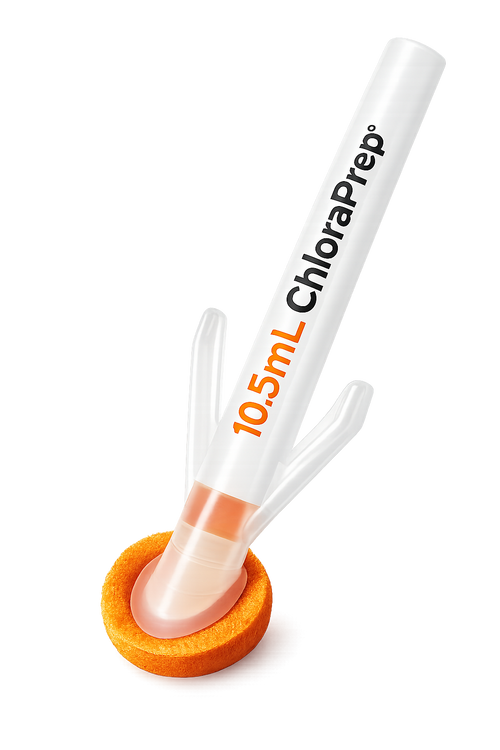 ChloraPrep® con Tinte 10,5 mL – Aplicador Antiséptico Estéril