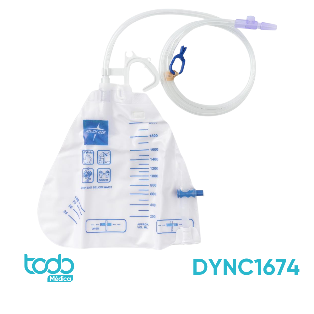 Bolsa de Orina para Cama de 2000 ml – Libre de Látex