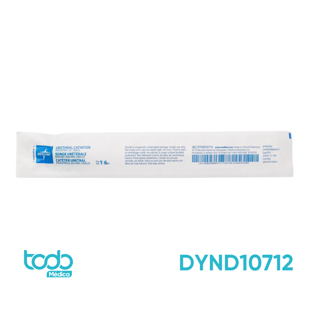 Sonda Nelaton Pediátrica 6FR – 25 cm (10")
