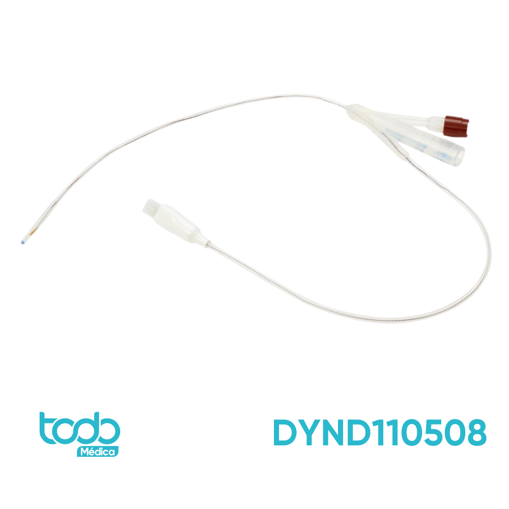 Sonda Foley de 2 Vías con Sensor de Temperatura – 10 cc, 8FR