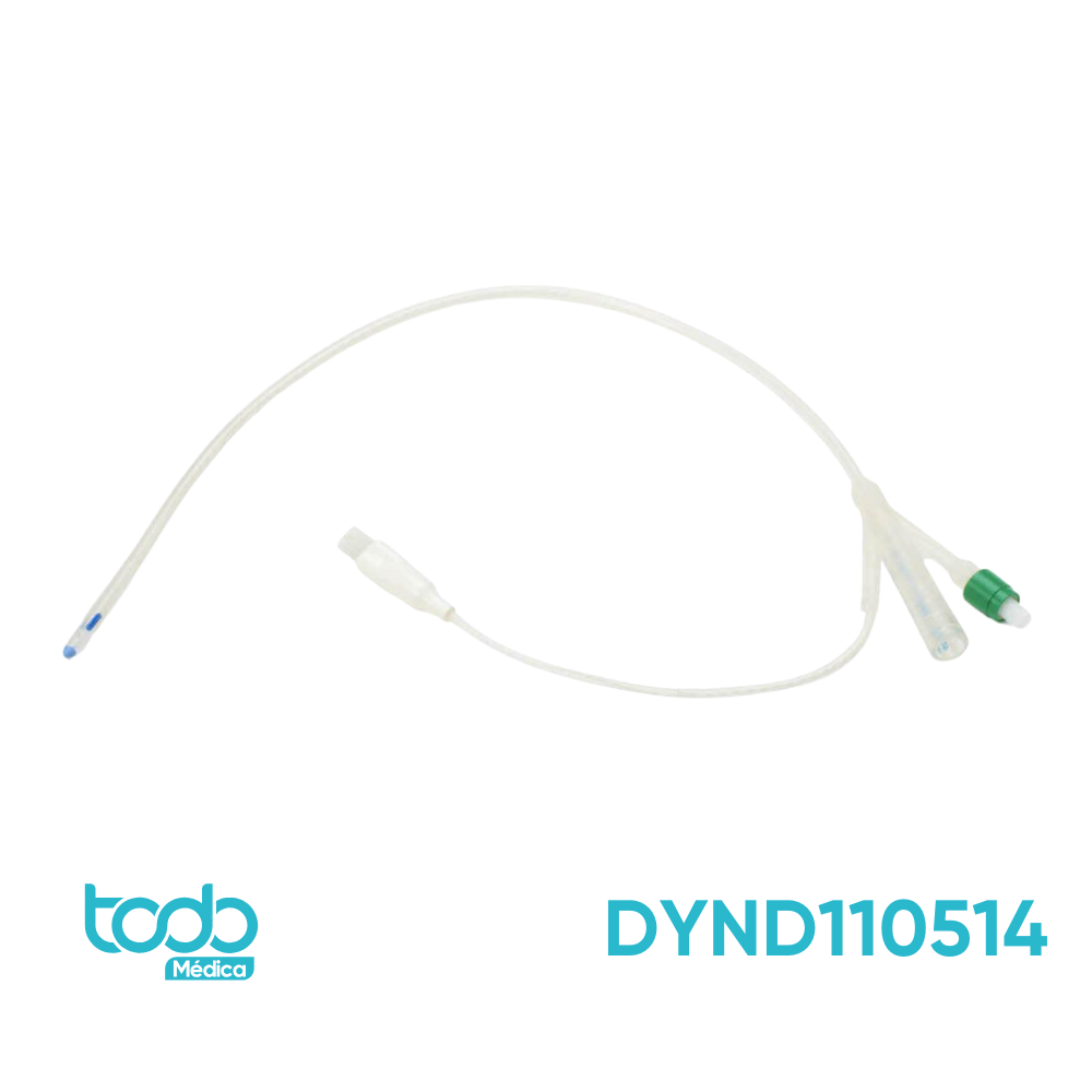 Sonda Foley de 2 Vías 3cc 14FR con Sensor de Temperatura