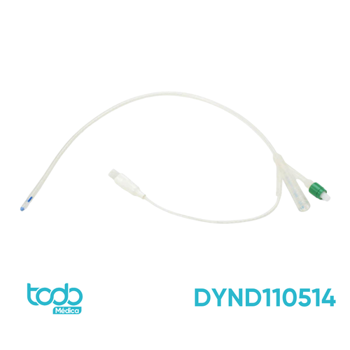 Sonda Foley de 2 Vías 3cc 14FR con Sensor de Temperatura