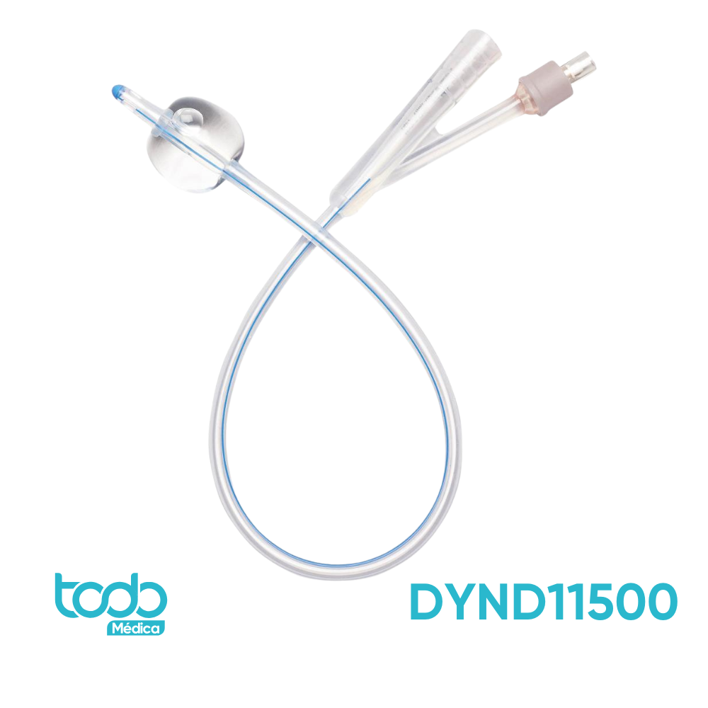 Sonda Foley de Silicón de 2 Vías – 12FR – 10cc – Libre de Látex