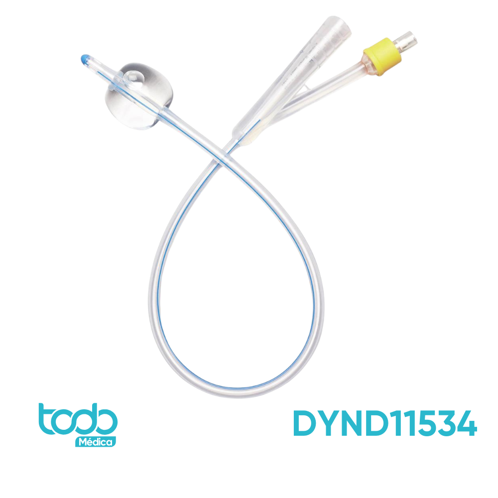 Sonda Foley de Silicón de 2 Vías – 20FR – 30cc – Transparente