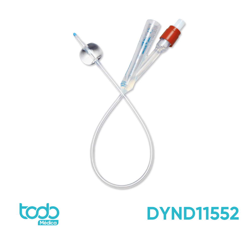 Sonda Foley Pediátrica de Silicona 2 Vías 6 Fr – Balón 1,5 mL – Caja x 10