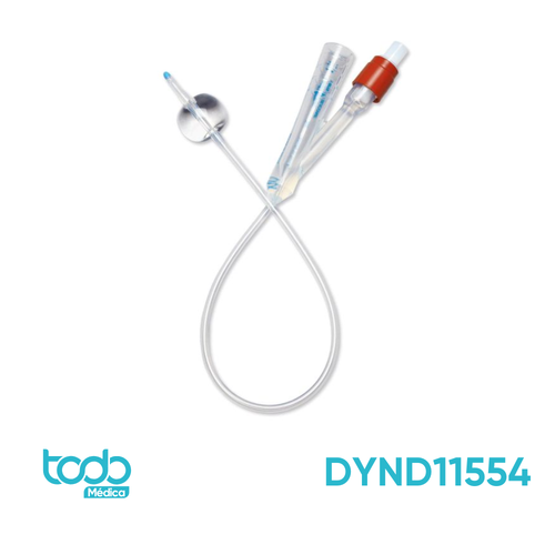 Sonda Foley Pediátrica de Silicona 2 Vías 10 Fr – Balón 3 mL