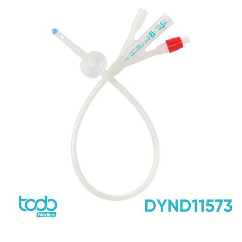 Sonda Foley de Silicón – 3 Vías – 18FR – 30 cc