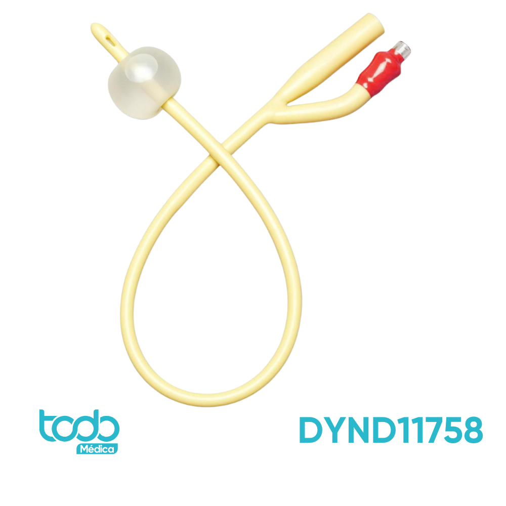 Sonda Foley de 2 Vías – 18FR – 10cc – Revestimiento de Elastómero de Silicona