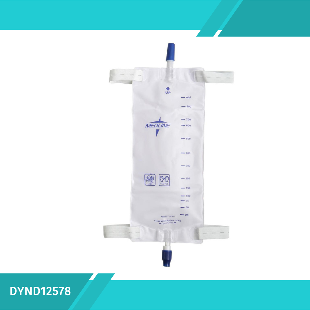 BOLSA DE ORINA PARA PIERNA CON CAPACIDAD DE 900ML