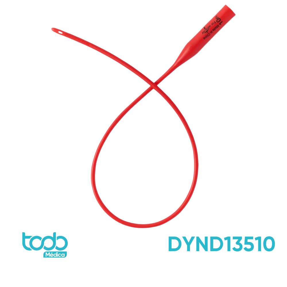 Sonda Nelaton de Látex Rojo – 10FR – 16"