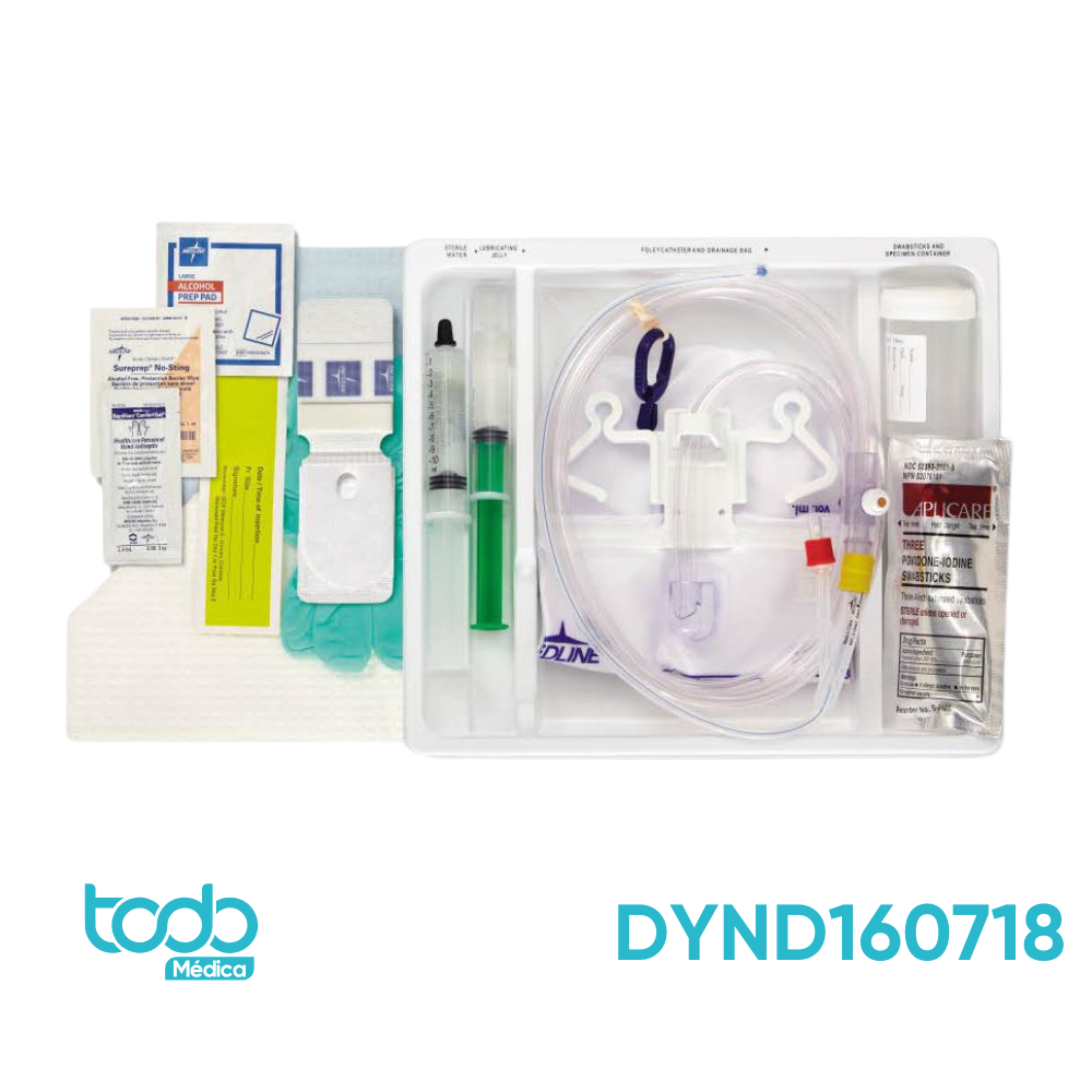 Kit de Cateterismo Preconectado de Silicona