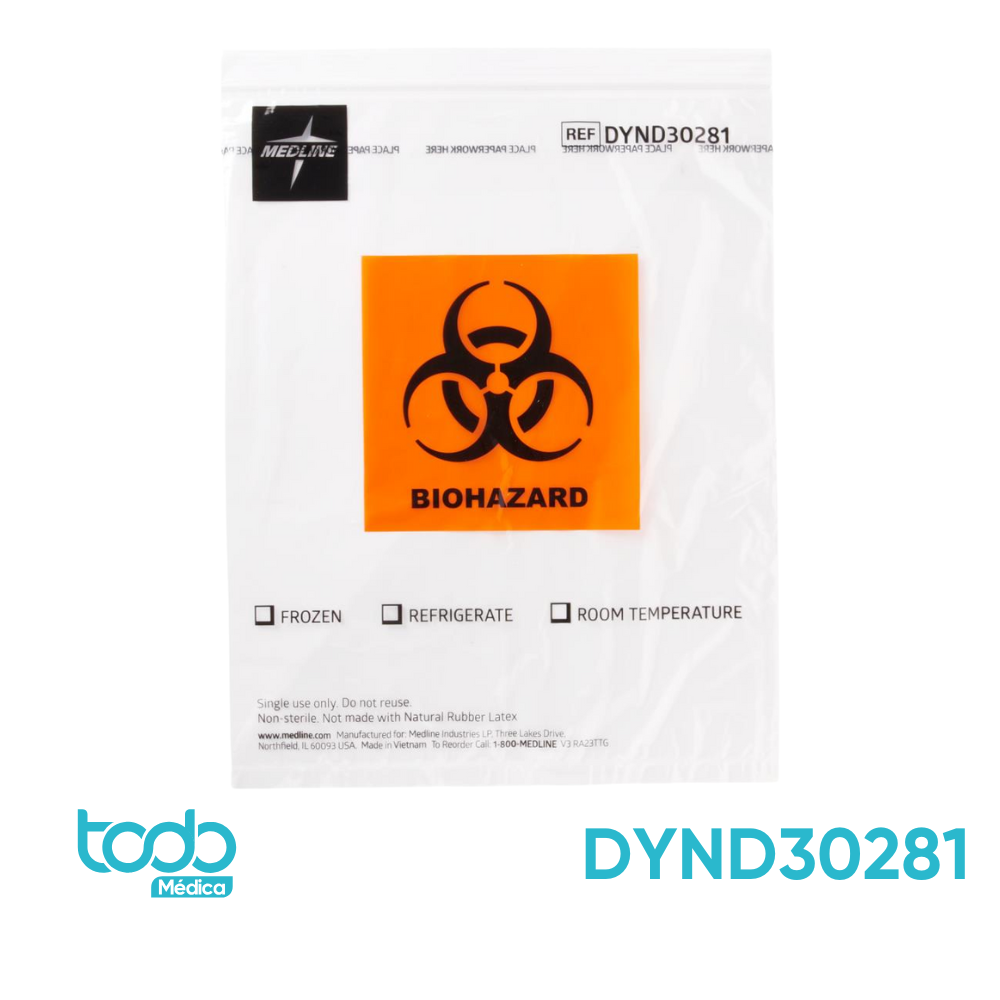 Bolsa de Transporte Tipo Zip Lock 12x15"