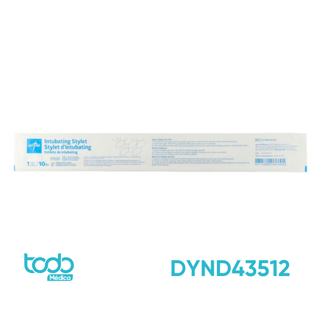 Estilete para Intubación Endotraqueal 12 Fr