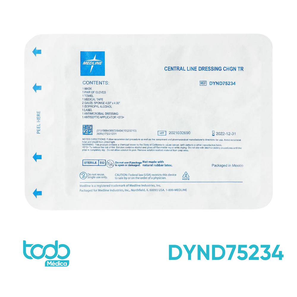 Kit de Vía Central con Tegaderm CHG – Seguridad Avanzada para el Manejo de Líneas Centrales