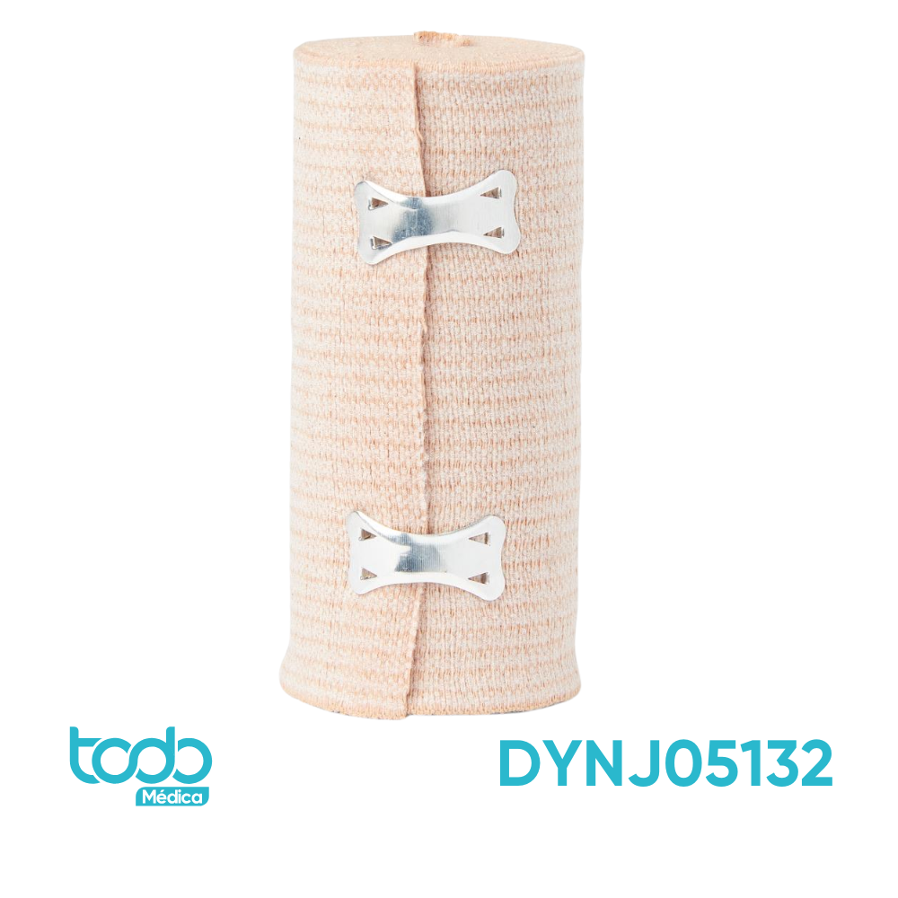 Venda Elástica Estéril – 6" x 4.5 m – Con Clips de Cierre