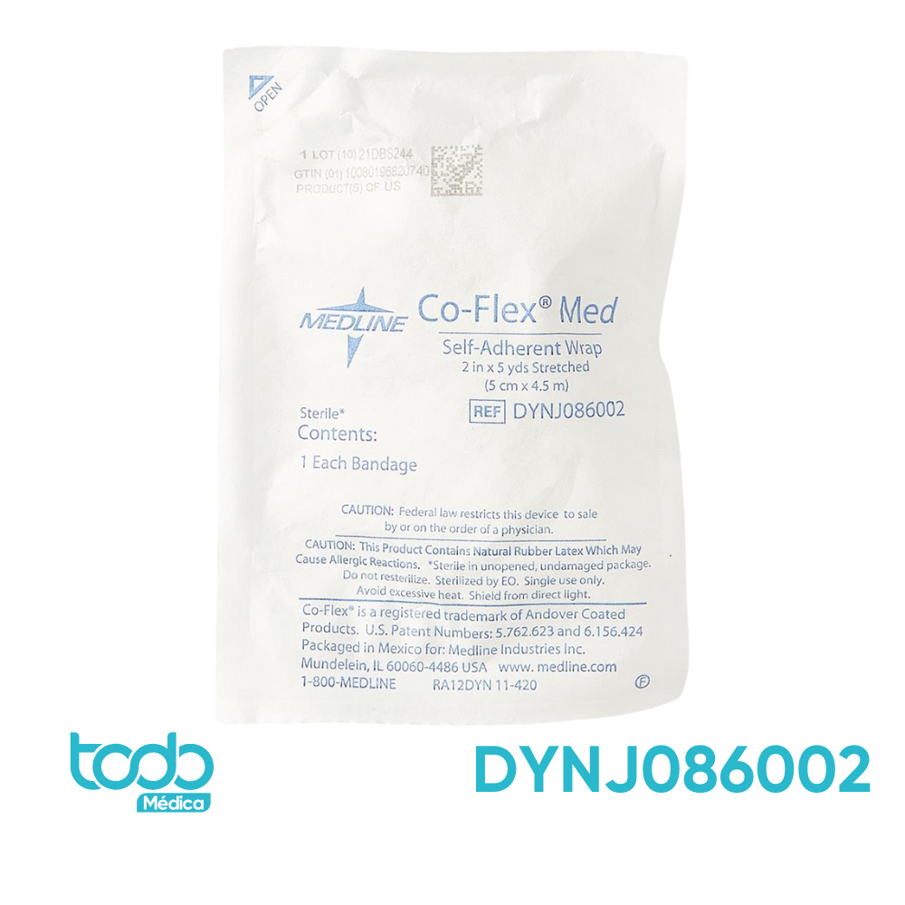 Venda Coban Co-Flex 2" x 4.5 m – Vendaje Cohesivo Autoadherente