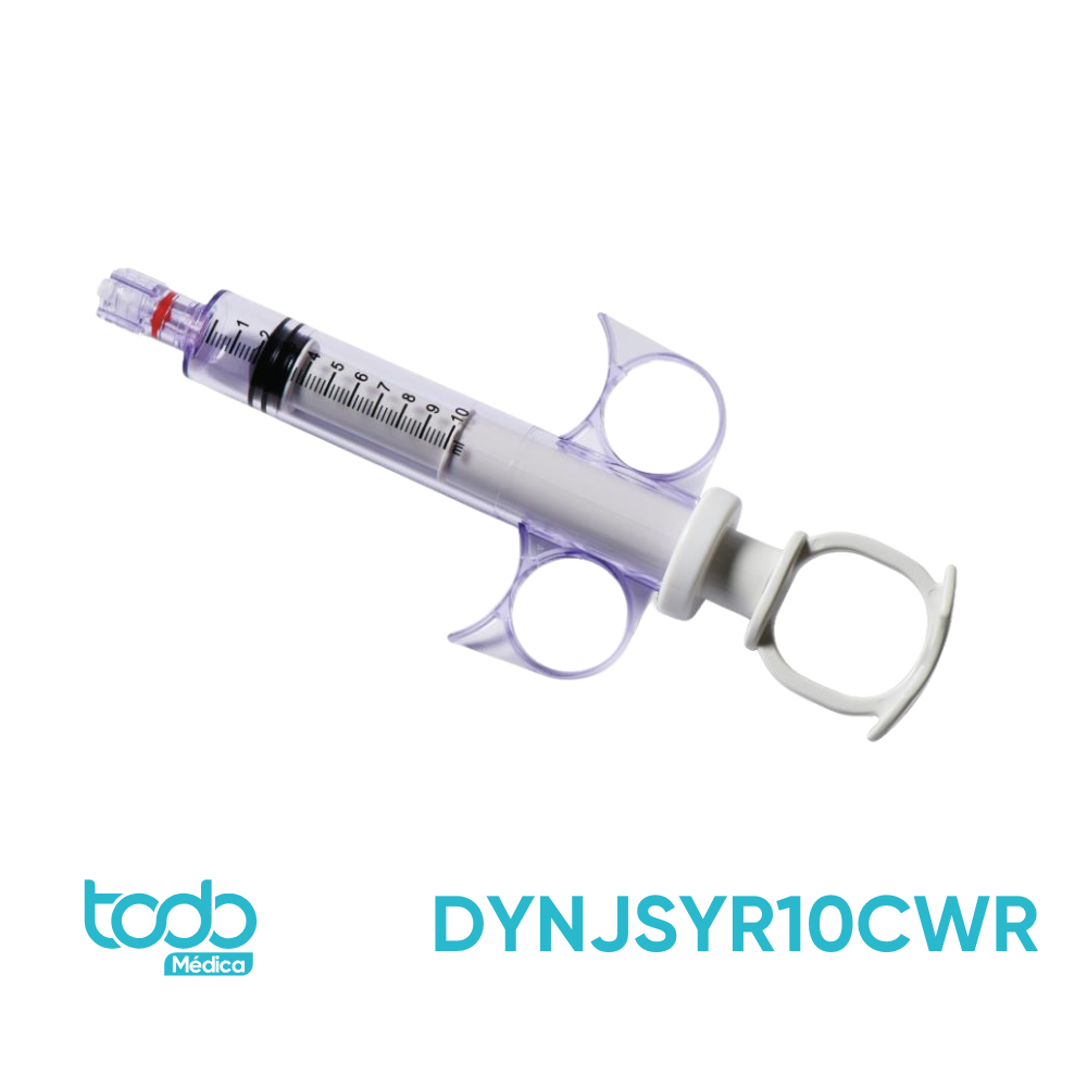 Jeringa para Control Angiográfico con Rotador – 10 ml – Luer Lock