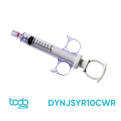 Jeringa para Control Angiográfico con Rotador – 10 ml – Luer Lock