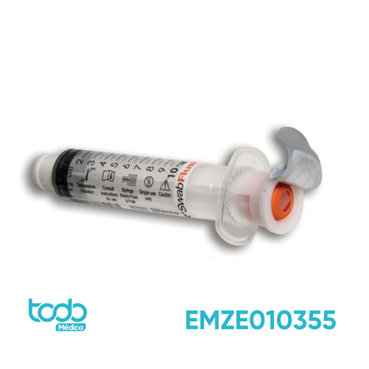 Jeringa SwabFlush® Prellenada con Solución Salina 0,9% – 5 mL