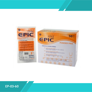 Guante EstÃ©ril de LÃ¡tex EPIC en Talla 6.0