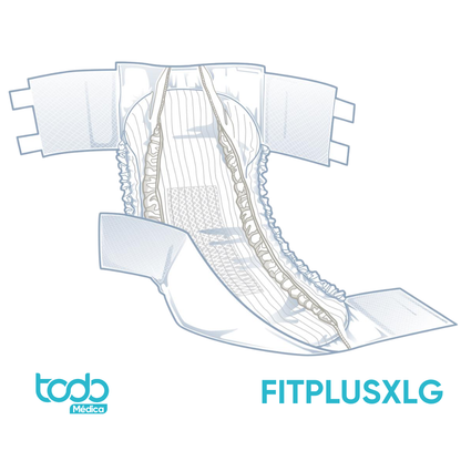 Pañal Tipo Tape para Adulto Talla XL – Paquete con 20 unidades