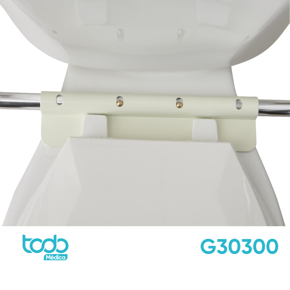 Agarradera Ajustable para Inodoro 26-31" – Barandilla de Seguridad Plegable