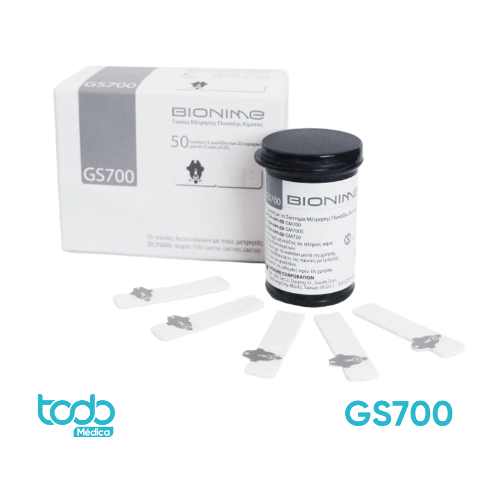 Cintas Reactivas para Glucómetro Bionime