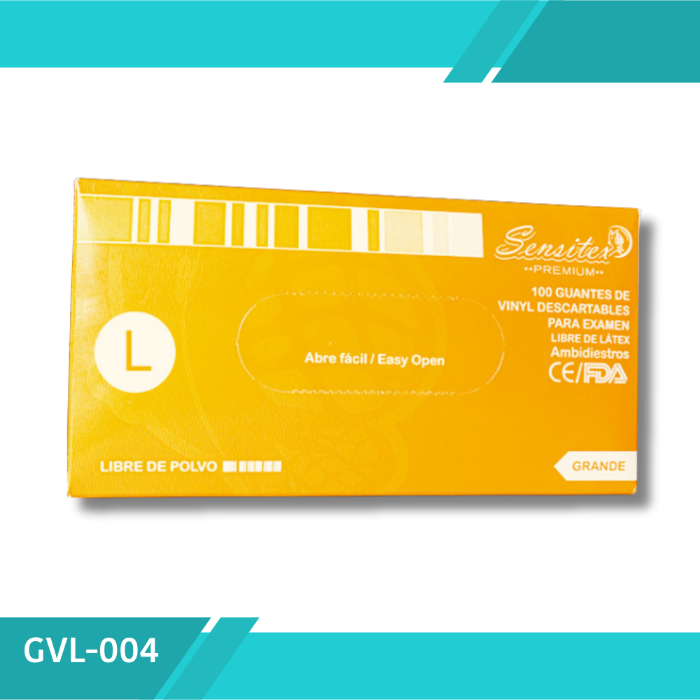 Guante de Vinyl Talla L