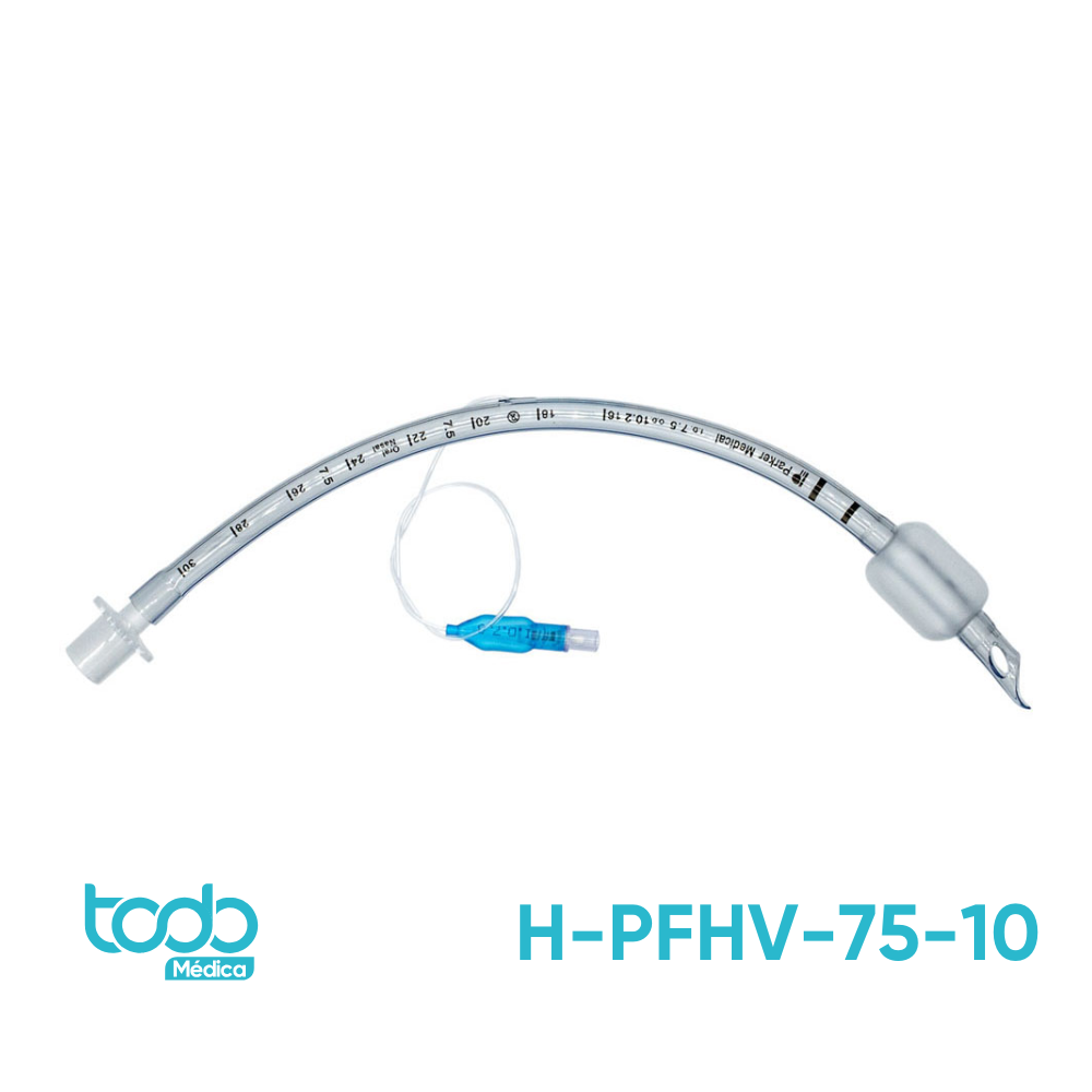 Tubo Endotraqueal Parker Flex-Tip Alto Volumen con Balón – 7.5 mm