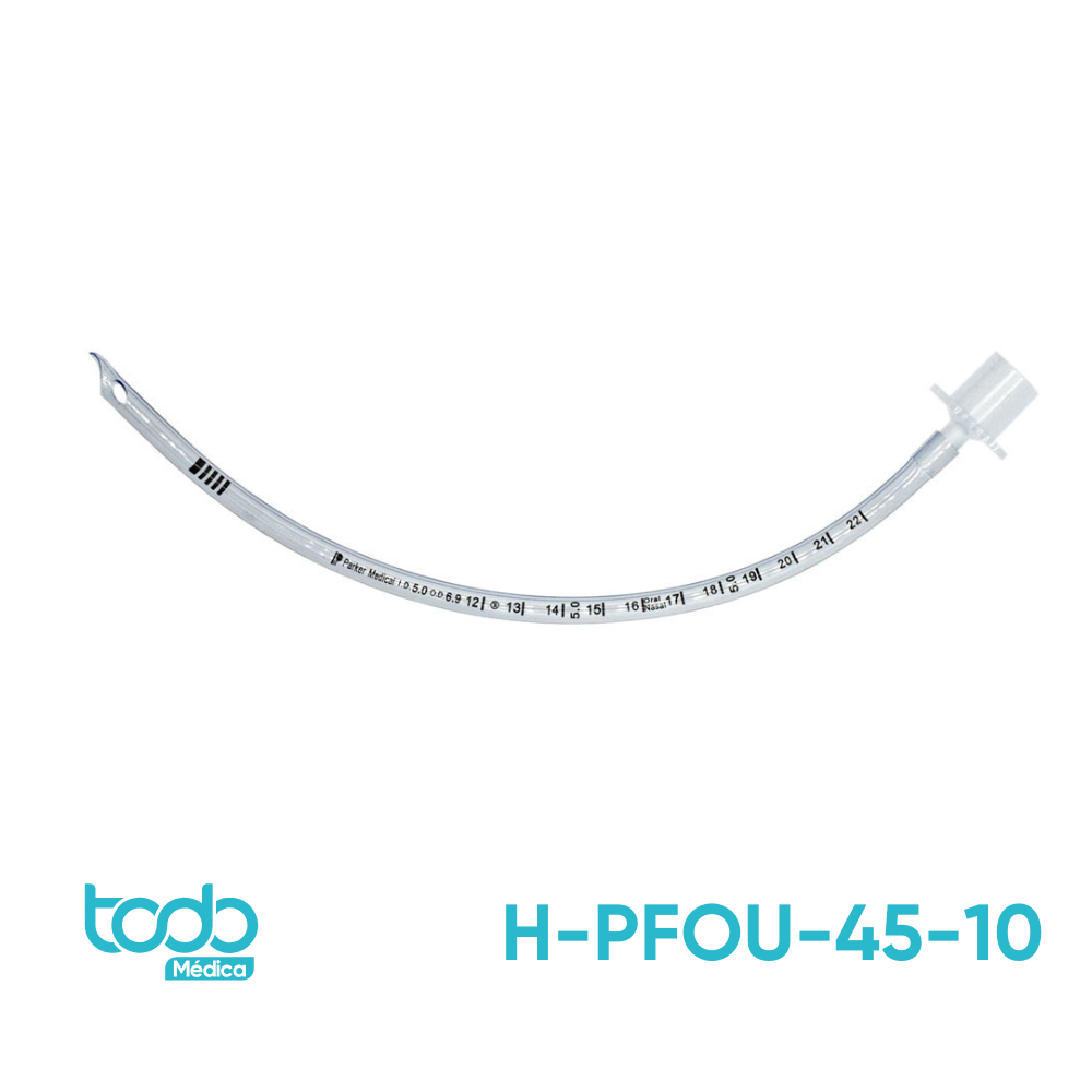 Tubo Endotraqueal Parker Flex-Tip Oral Preformado sin Balón – 4.5 mm