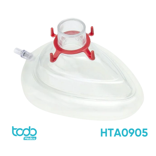 Mascarilla de Anestesia #4 Roja