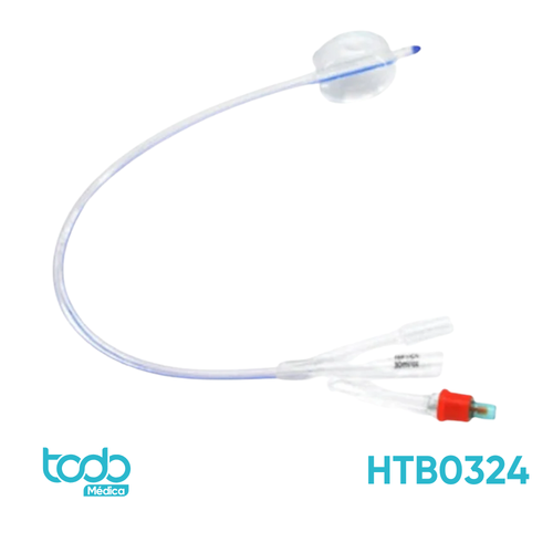 Sonda Foley de Silicón con 3 Vías de 30cc – 24FR