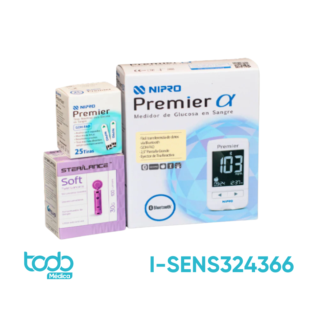 Kit Glucómetro Premier Alpha (Únicamente cambio)