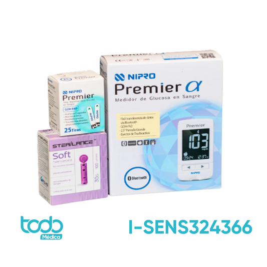 Kit Glucómetro Premier Alpha (Únicamente cambio)