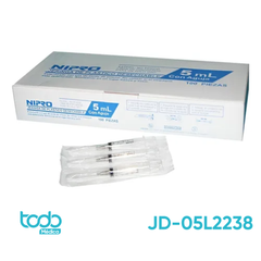 Jeringa de 5 cc con Aguja 22G x 1½