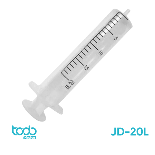 Jeringa de 20 ml sin Aguja - Caja de 50 Unidades