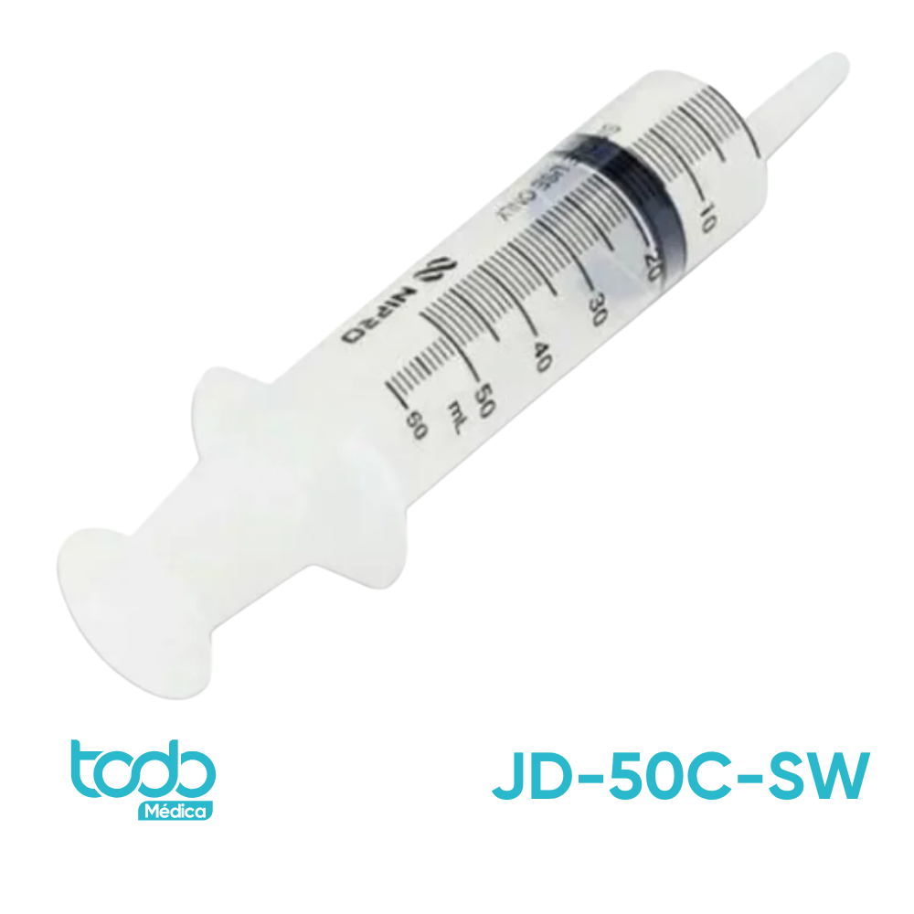 Jeringa de 50 ml con Punta Catéter