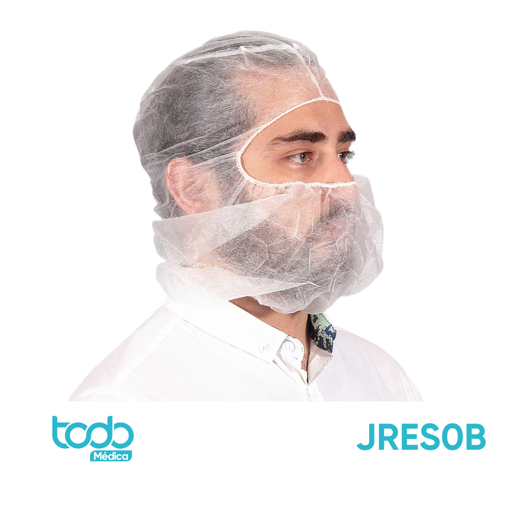 Gorro Quirúrgico Tipo Escafandra Rymco – Blanco – Paquete con 50 unidades