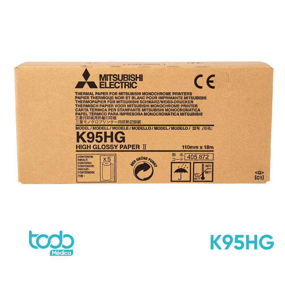 Papel para Ultrasonido Mitsubishi K95 CJ5