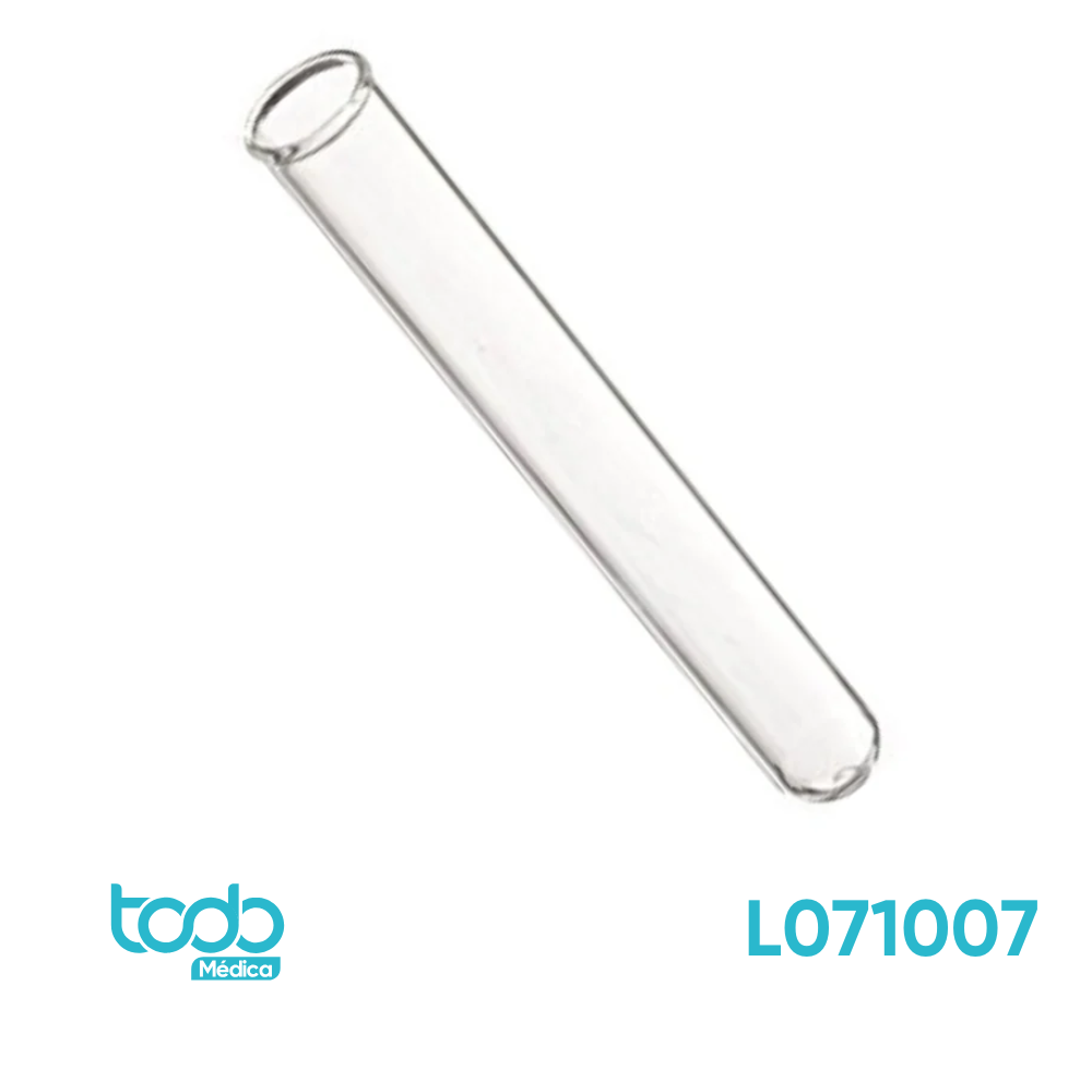 Tubo de Ensayo de Vidrio Todoscan 12x75 mm – Caja con 250 unidades (CJ250)