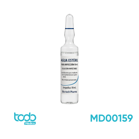 Agua Estéril Bio-Tech Farma 10 mL – Solución Inyectable