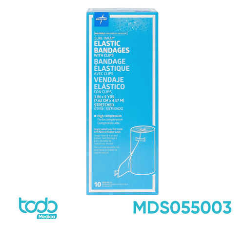 Venda Elástica Sure-Wrap – 3" x 4.5 m