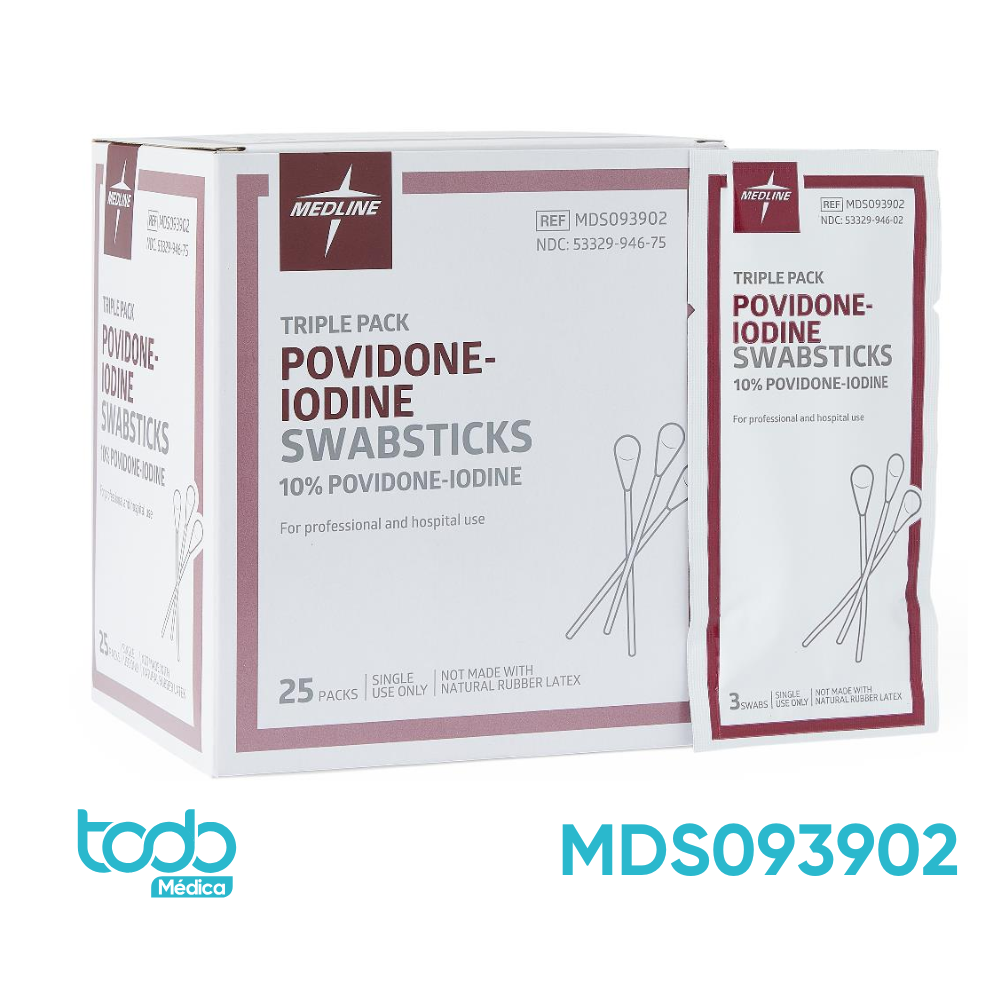 Aplicadores con Yodo – Solución Antiséptica al 10%