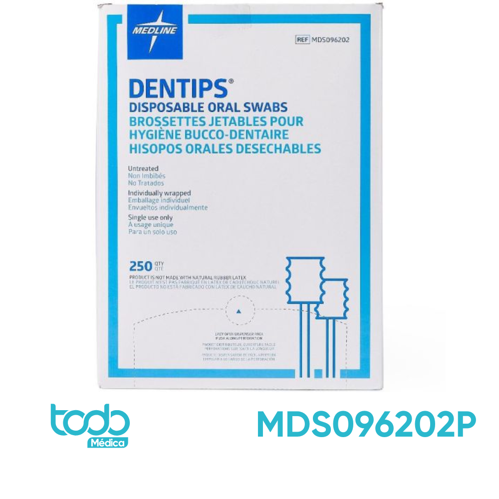 Hisopo Medline para Limpieza Oral Pediátrico