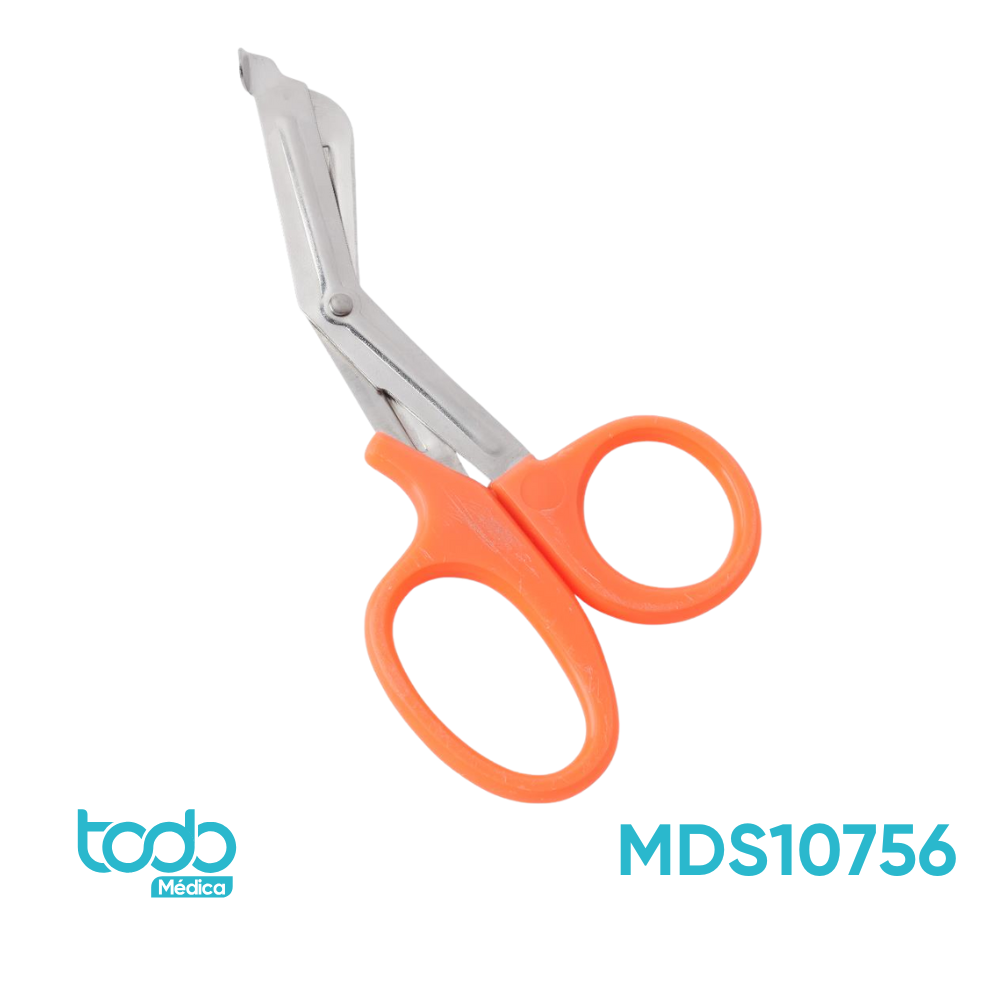 Tijera Multiuso Naranja de 7.5" – Tijeras para Vendajes de Un Solo Uso
