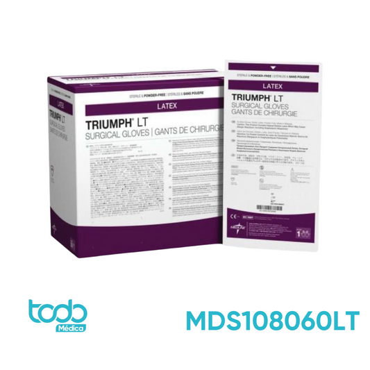 Guante Quirúrgico Triumph® LT de Látex sin Polvo – Talla 6.0