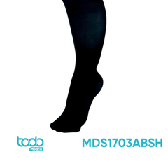 Media de Compresión Curad Rodilla Panty Negra 20-30 mmHg – Talla A, Corta