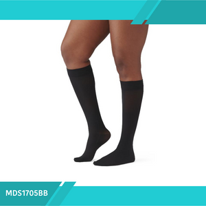 MEDIA COMPRESION 30-40 PARA RODILLA COLOR NEGRO - TALLA B