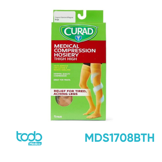 Media de Compresión 20-30 mmHg para Muslo – Color Beige – Talla B